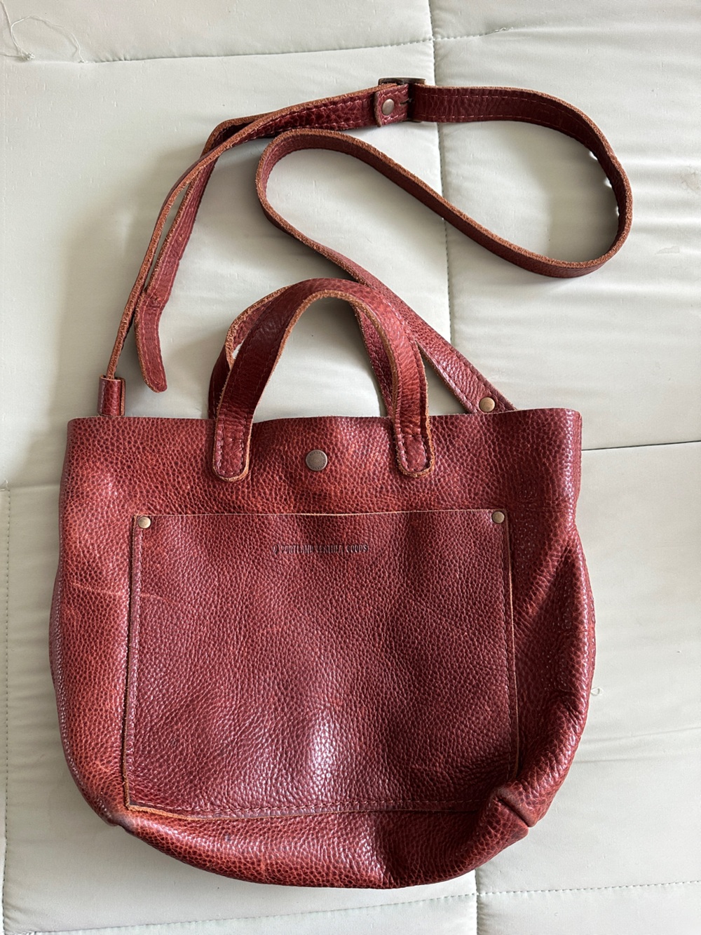 Portland Leather Goods Leather Crossbody Bag